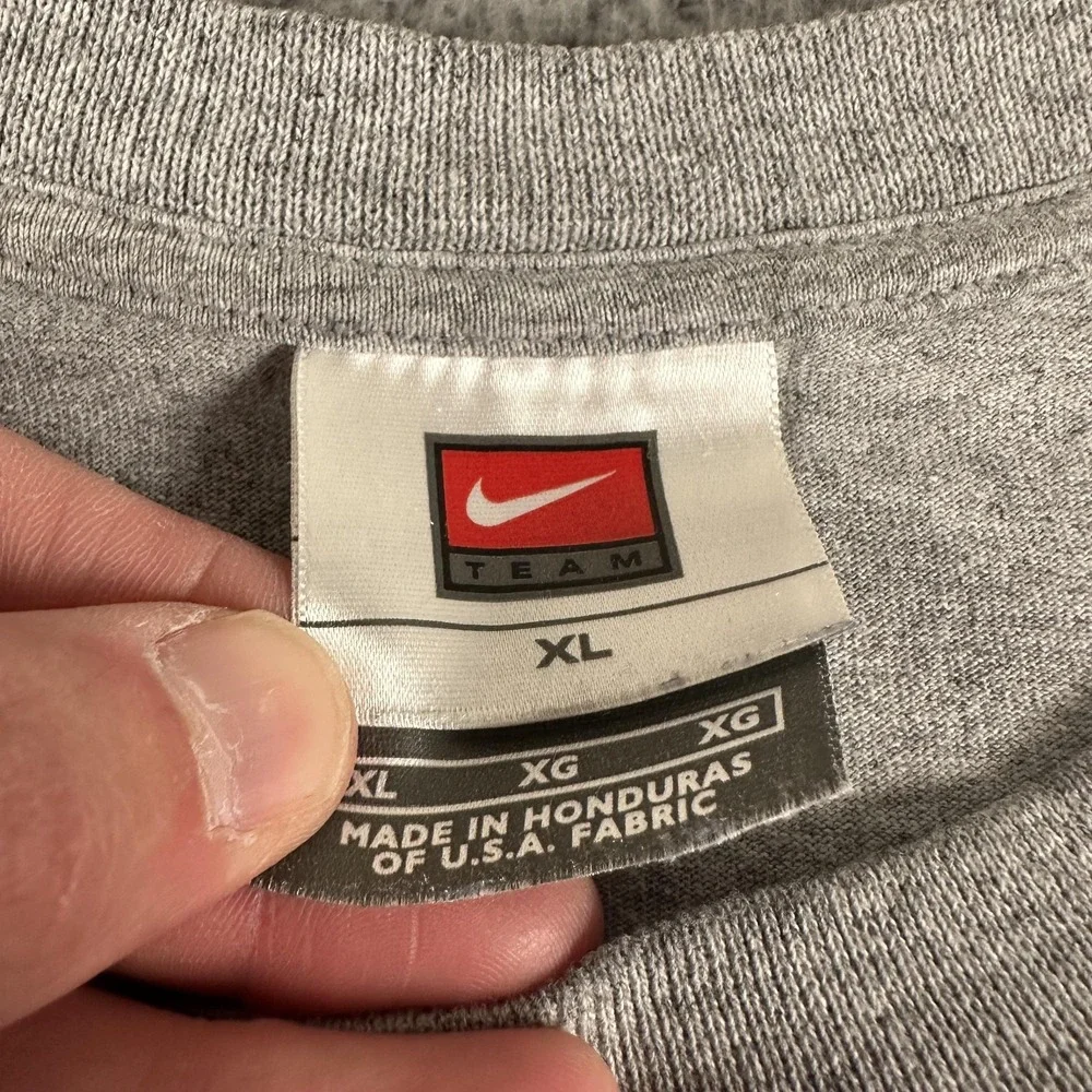 Vtg Nike Penn State Shirt Mens XL Gray Team Logo College NCAA Graphic Tee Y2K